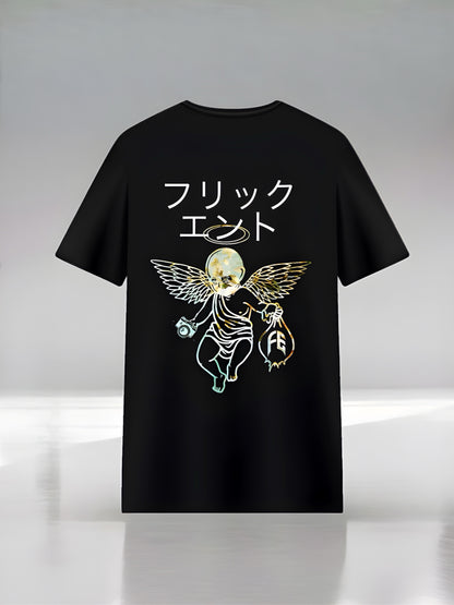 Baby Angel Black Short Sleeve T Shirt